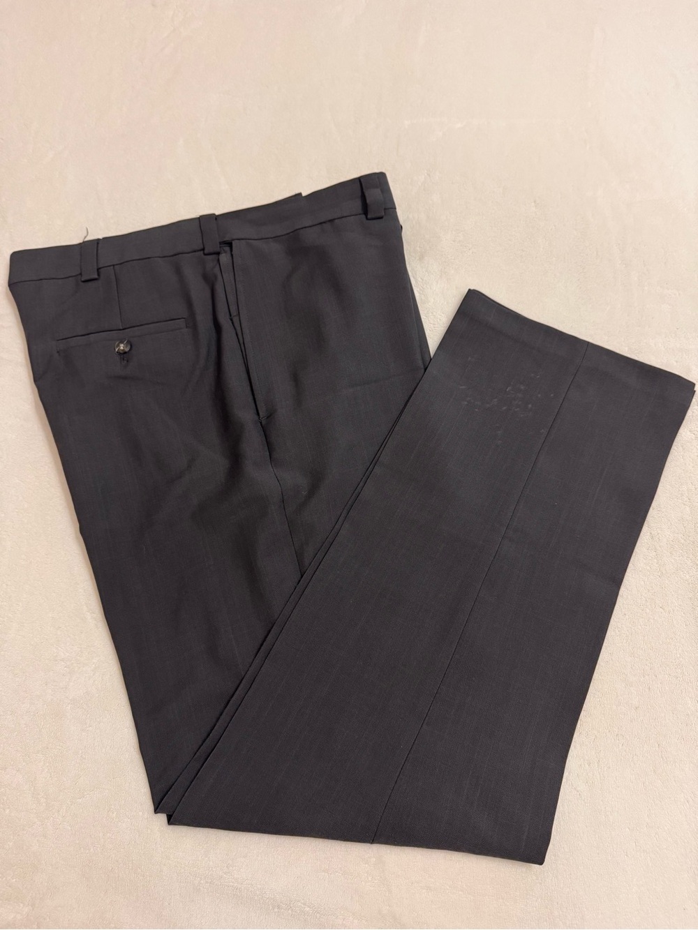 Black Men's Dress Pants - Classic Tailored Look